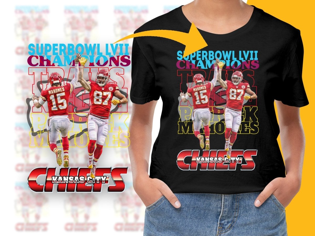Superbowl LVII Champions Kansas City Chiefs PNG File - Teepew