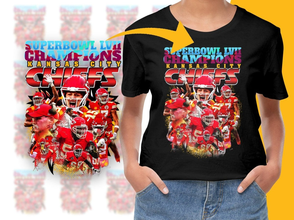 Superbowl LVII Champions Kansas City Chiefs PNG File - Teepew