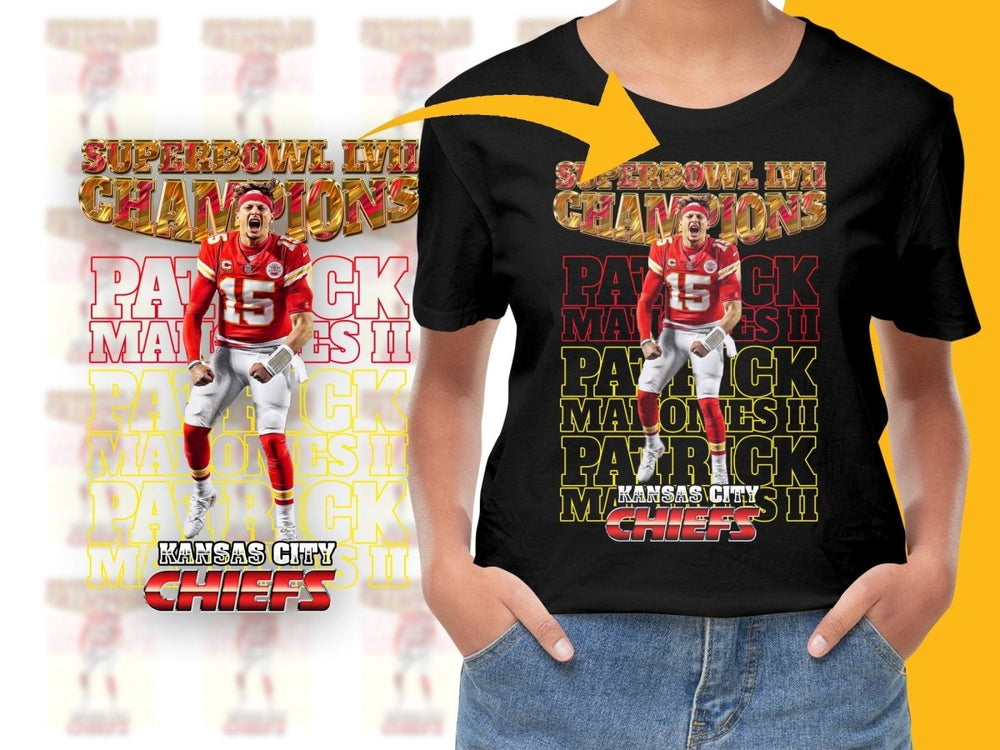 Superbowl LVII Champions Kansas City Chiefs PNG File - Teepew