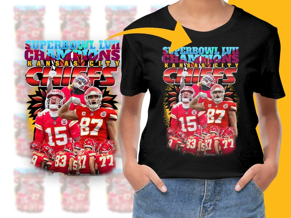Superbowl LVII Champions Kansas City Chiefs PNG File - Teepew