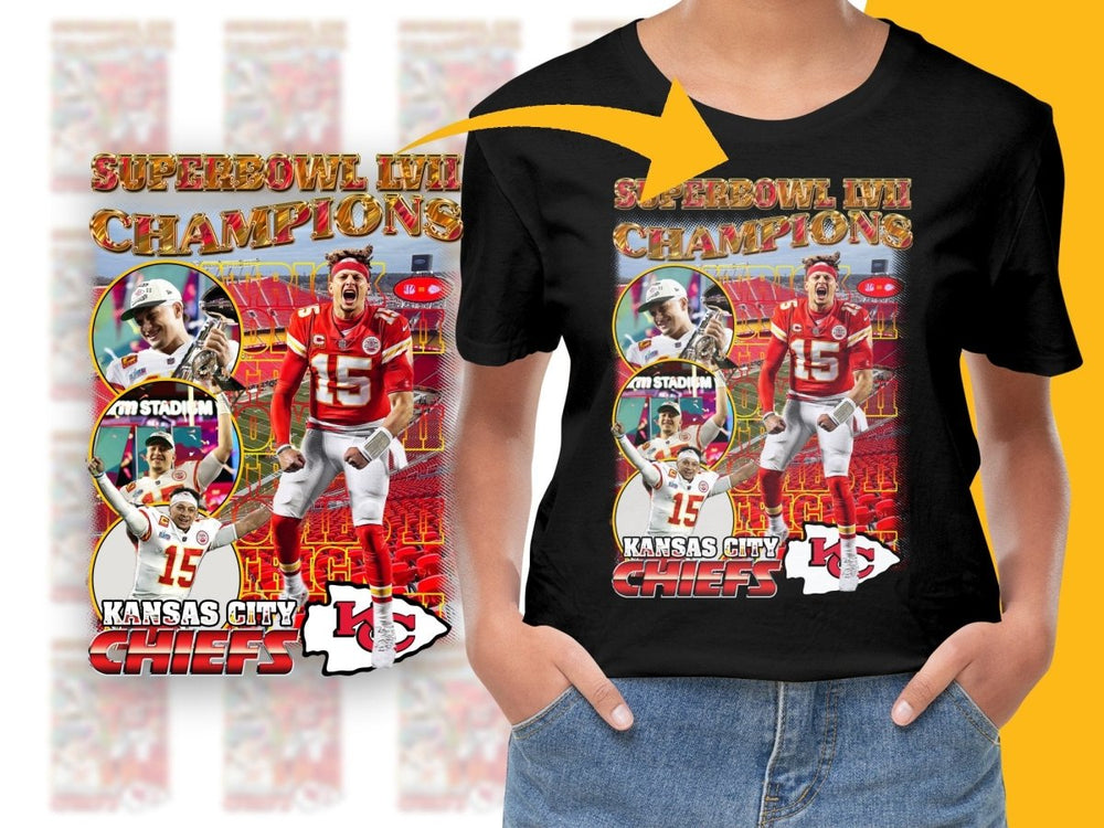 Superbowl LVII Champions Kansas City Chiefs PNG File - Teepew