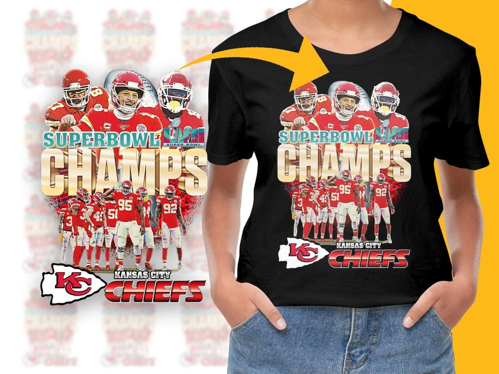 Superbowl LVII Champs Kansas City Chiefs PNG File - Teepew