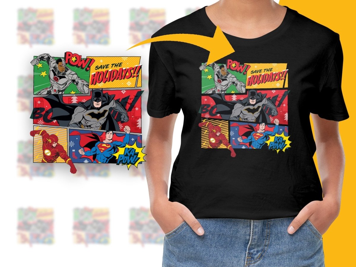 Superheroes Save the Holidays Christmas PNG File - Teepew
