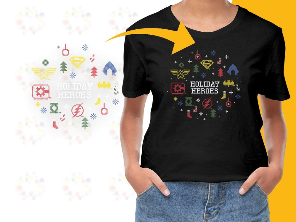 Superheroes Symbols Cross - Stitch Christmas Digital product - Teepew