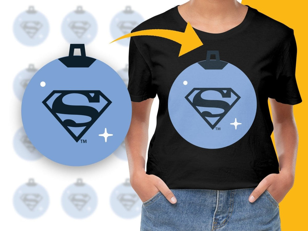 Superman Logo Christmas Special PNG File - Teepew