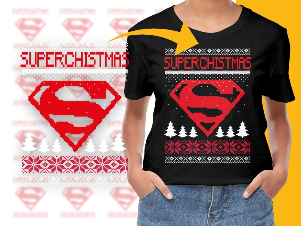Superman SuperChristmas PNG File - Teepew