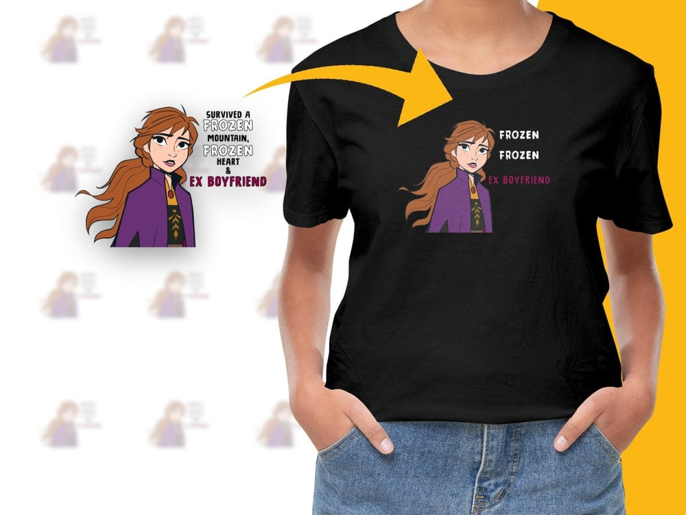 Survived Frozen Mountain Heart Ex Boyfriend PNG File - Teepew
