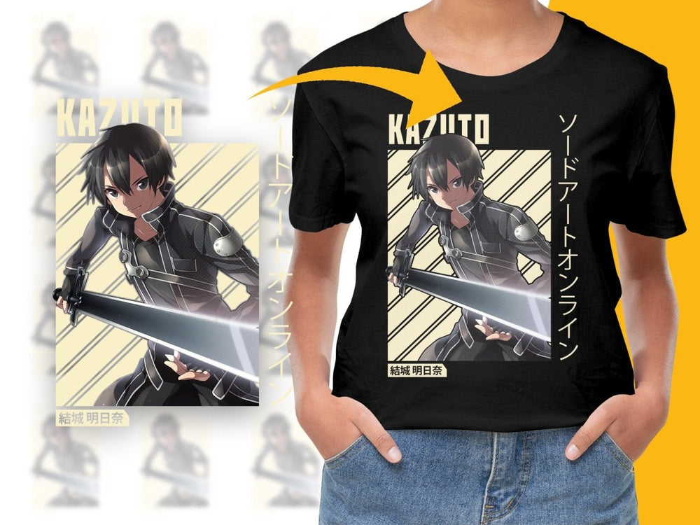 Sword Art Online Kirito Anime Character PNG Digital - Teepew