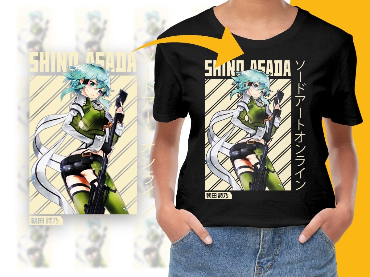 Sword Art Online Shino Asada Anime Character PNG Digital - Teepew