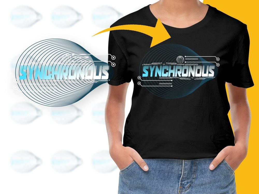 Synchronous Typography Design Streetwear PNG File - Teepew