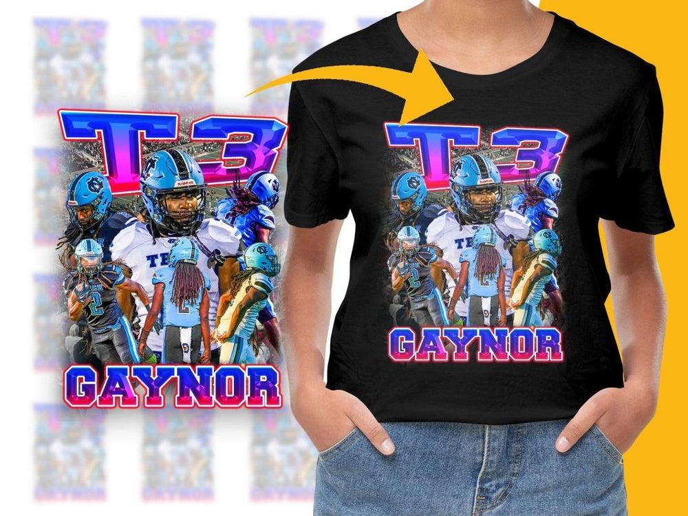 T3 Gaynor Football Graphic PNG File - Teepew