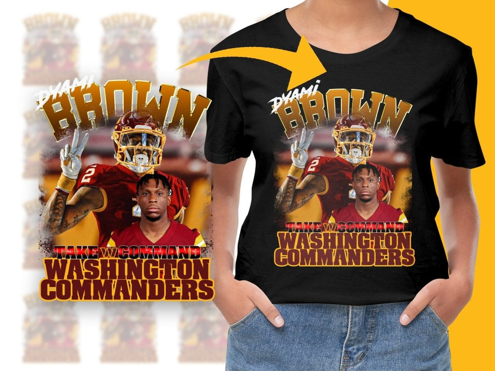 Take Command Washington Commanders Brown PNG File - Teepew