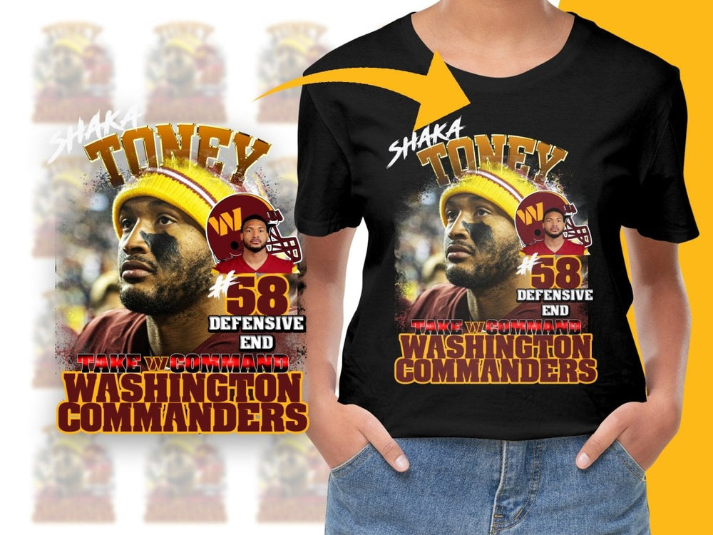 Take Command Washington Commanders Defensive End PNG File - Teepew