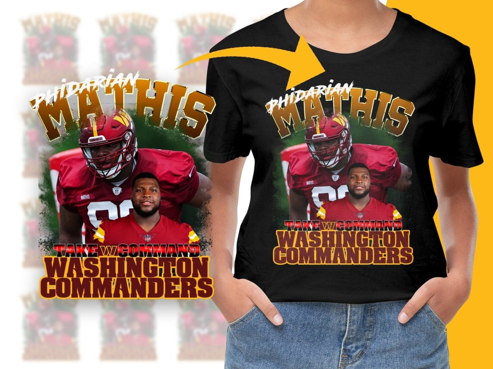 Take Command Washington Commanders Mathis PNG File - Teepew
