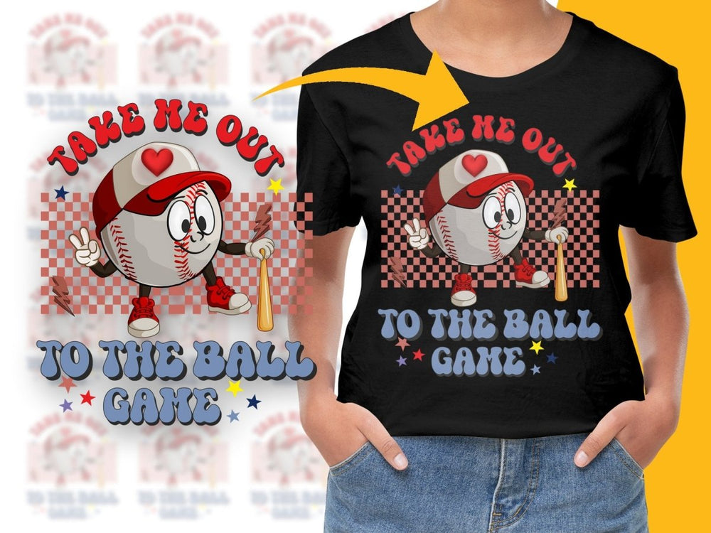 Take Me Out to the Ball Game Fun Graphic PNG File - Teepew