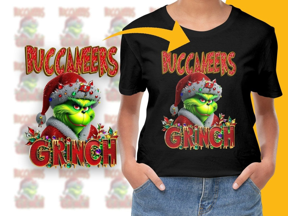 Tampa Bay Buccaneers Grinch Christmas PNG File - Teepew