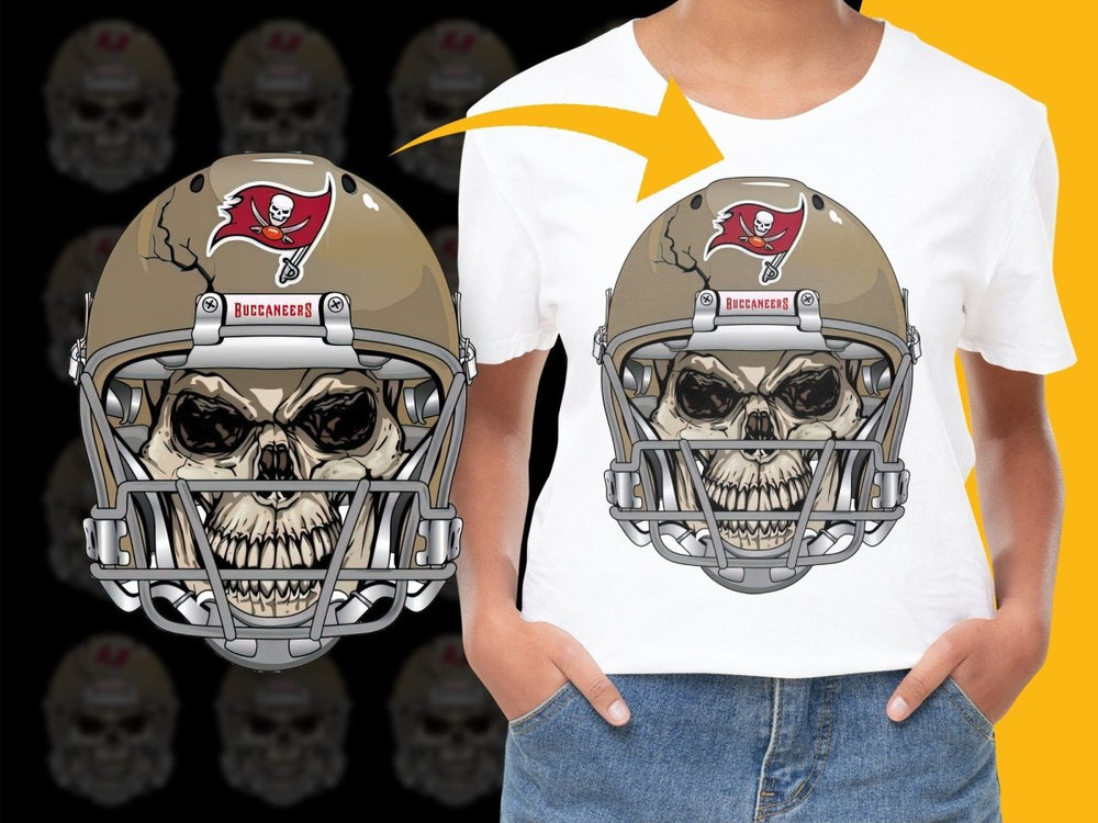 Tampa Bay Buccaneers Skull Design Fan PNG File - Teepew