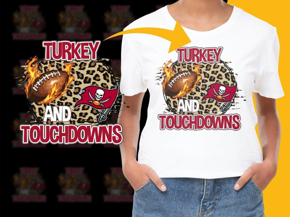 Tampa Bay Buccaneers Turkey Touchdowns Thanksgiving PNG File - Teepew