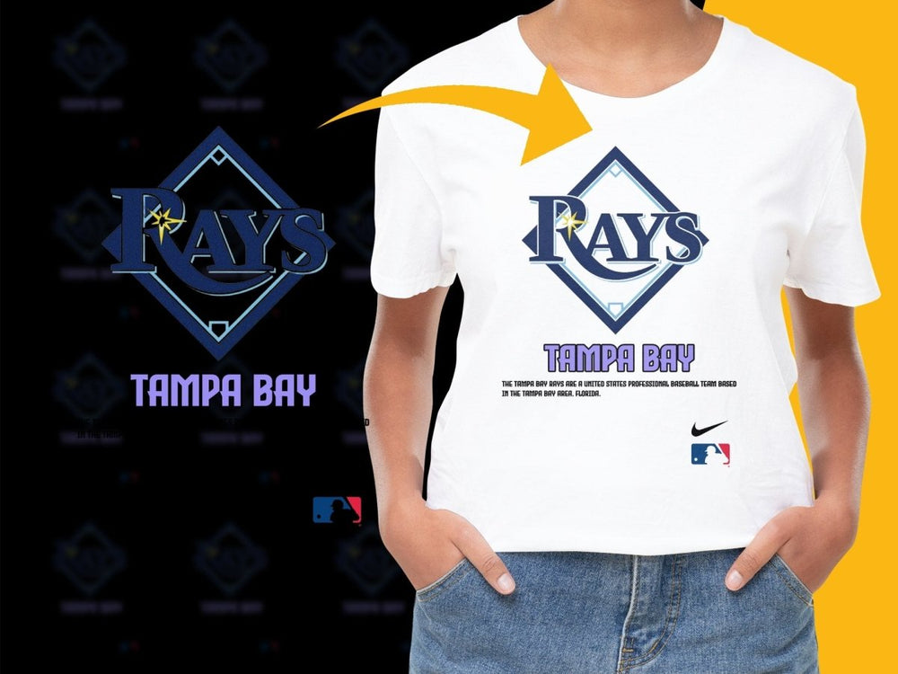 Tampa Bay Rays Logo and Text PNG File - Teepew
