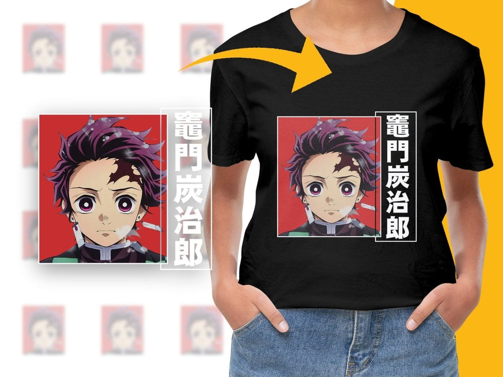Tanjiro Kamado Anime Character PNG Digital Download - Teepew