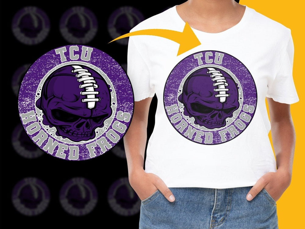 TCU Horned Frogs NCAA College PNG File - Teepew