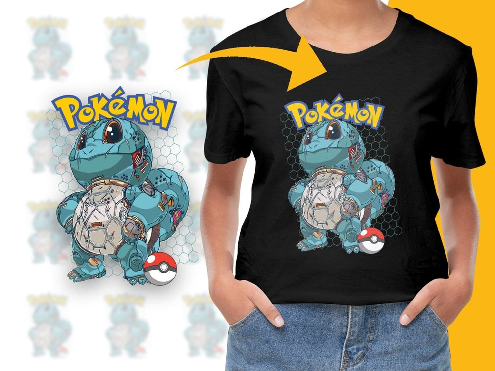 Tech Mech Squirtle Inspired Graphic PNG File - Teepew