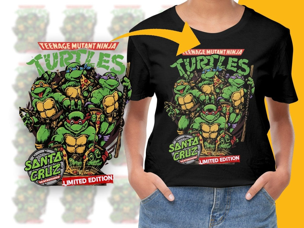 Teenage Mutant Ninja Turtles Santa PNG File - Teepew