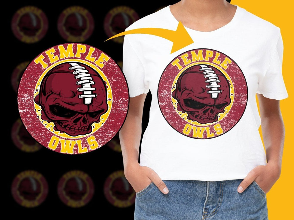 Temple Owls NCAA College PNG File - Teepew