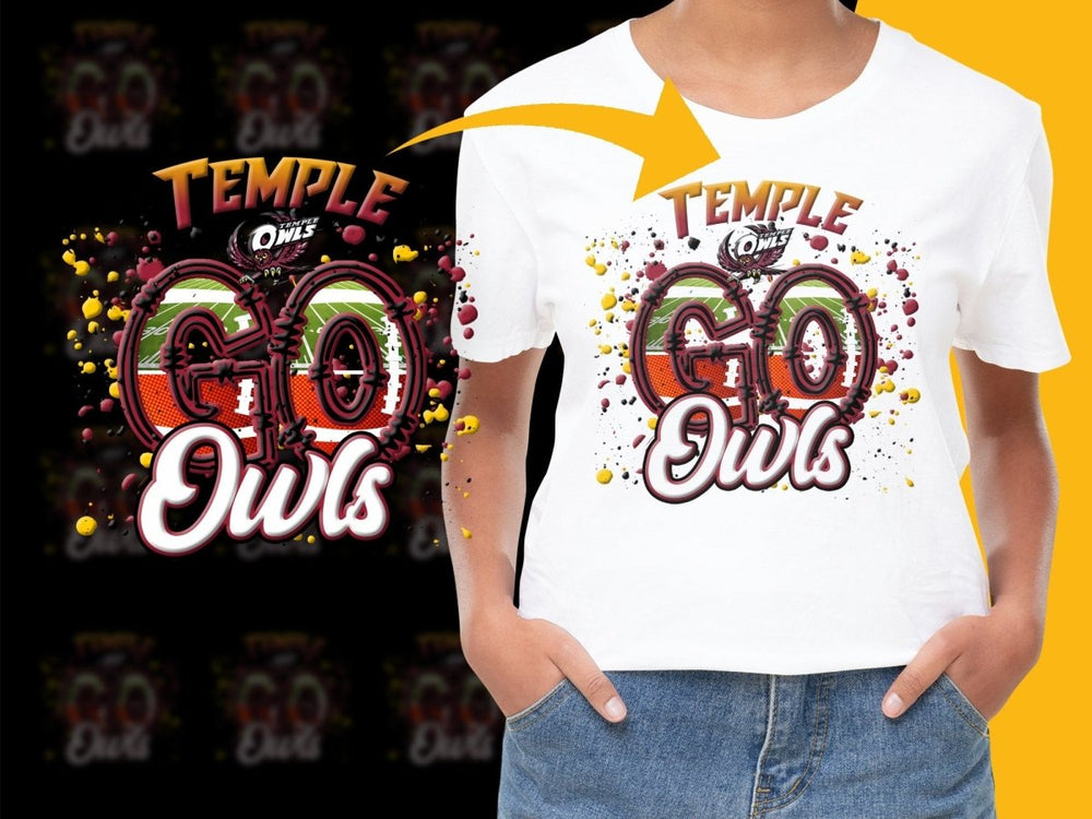 Temple Owls NCAA College PNG File - Teepew