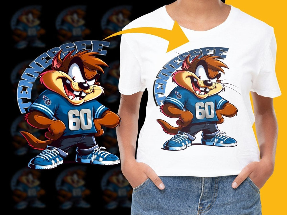Tennessee Titans Cartoon Character PNG File - Teepew