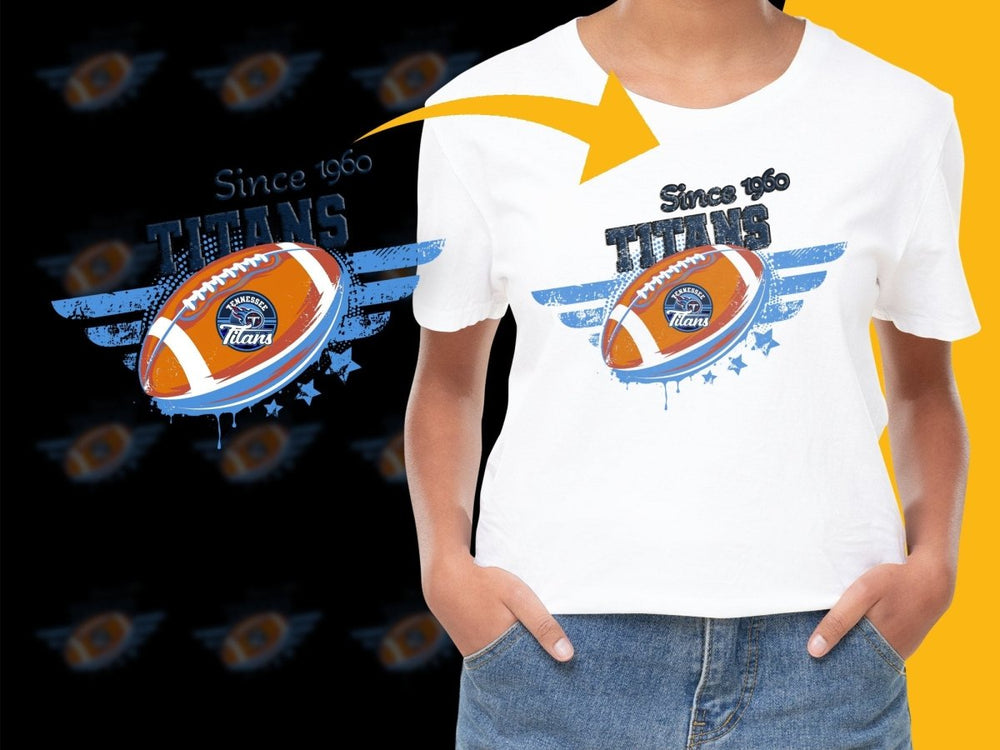 Tennessee Titans Graphic Tee Since 1960 Football PNG File - Teepew