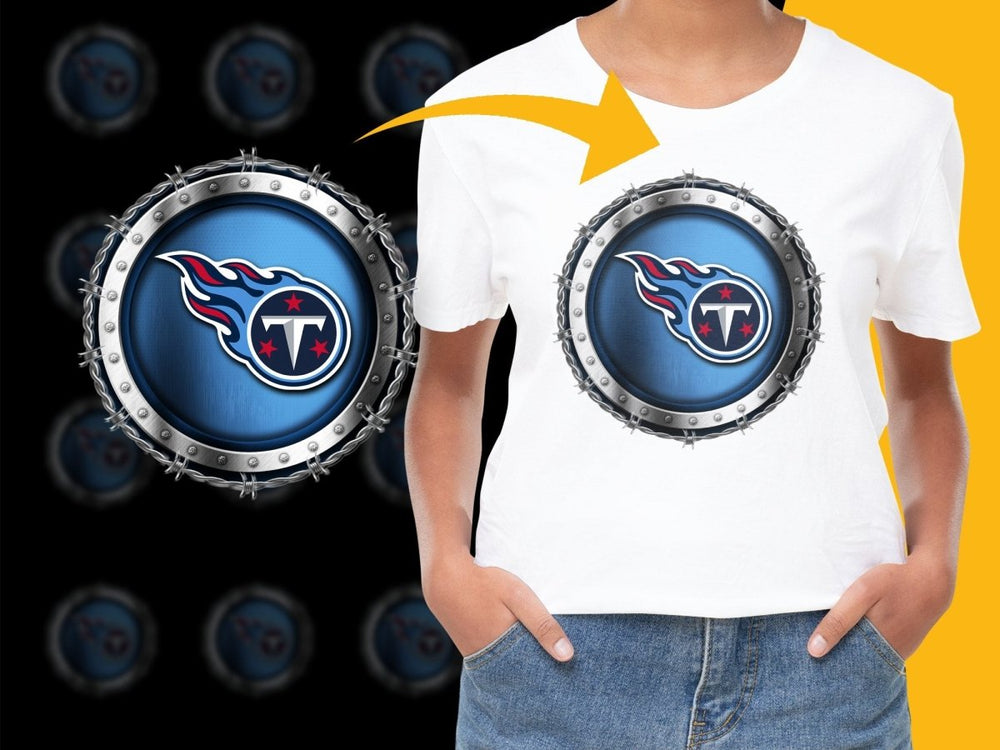 Tennessee Titans Logo Emblem on Blue Background PNG File - Teepew