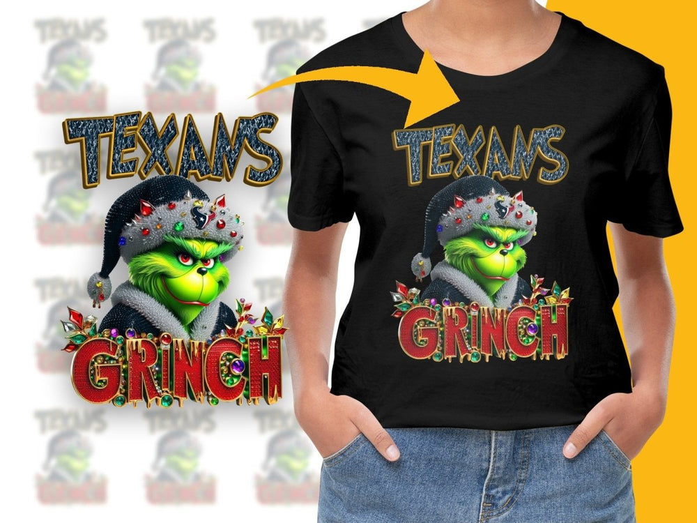 Texan Grinch Christmas PNG File - Teepew