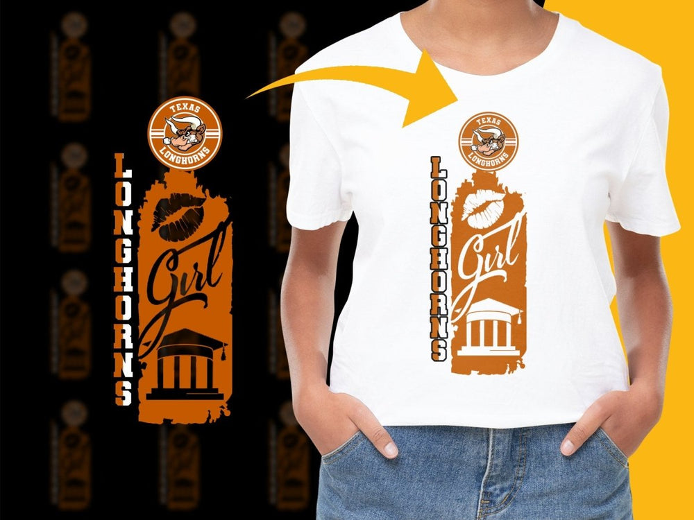 Texas Longhorns NCAA College PNG File - Teepew