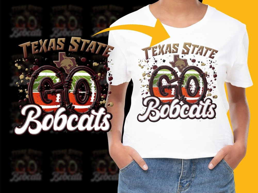 Texas State Bobcats NCAA College PNG File - Teepew