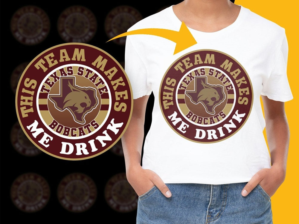Texas State Bobcatsaz NCAA College PNG File - Teepew