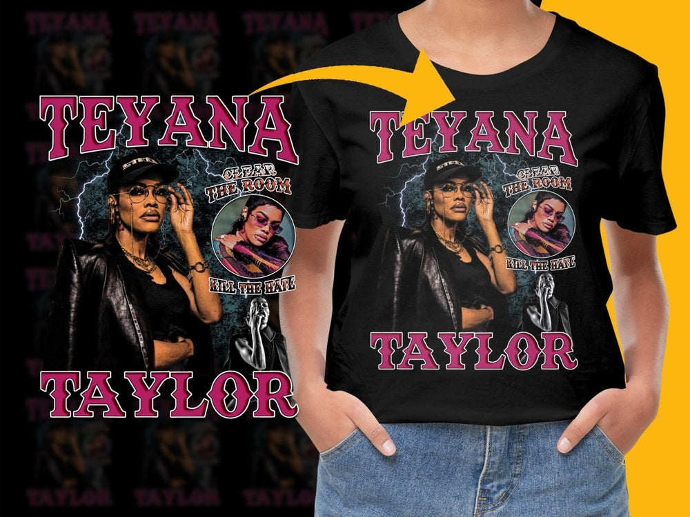 Teyana Taylor Clear the Room Kill the Hate PNG File - Teepew