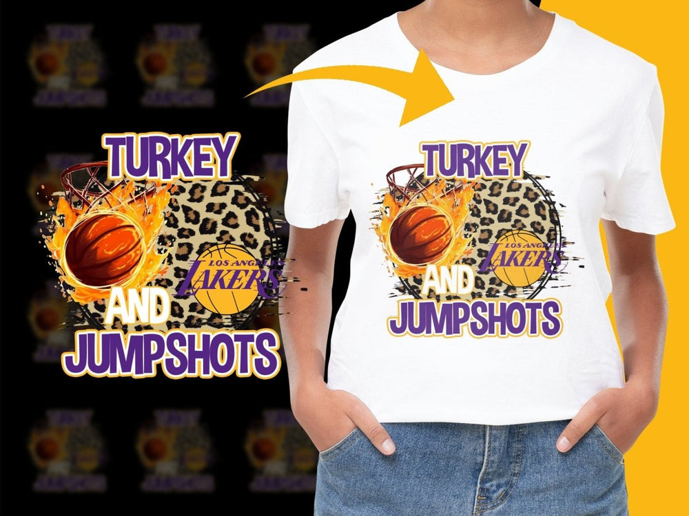 Thanksgiving Turkey Los Angeles Lakers Funny PNG File - Teepew