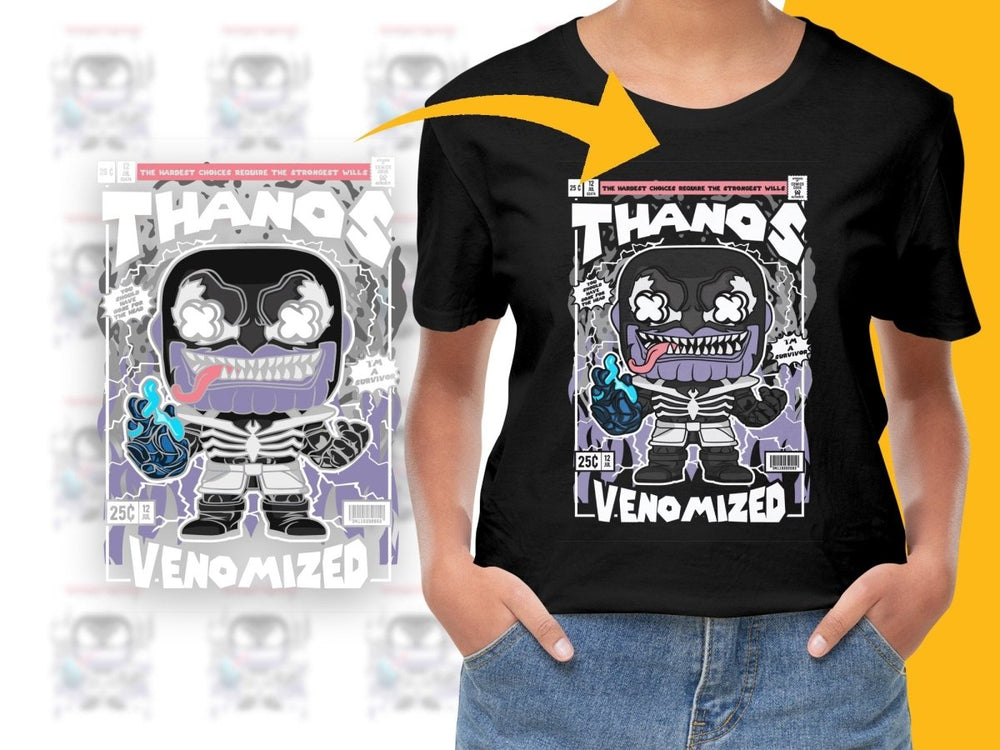 Thanos Venomized Popculture PNG File - Teepew