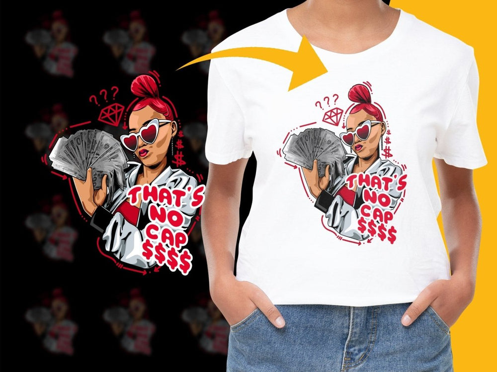 That's No Cap Cool Graphic StreetWear PNG File - Teepew