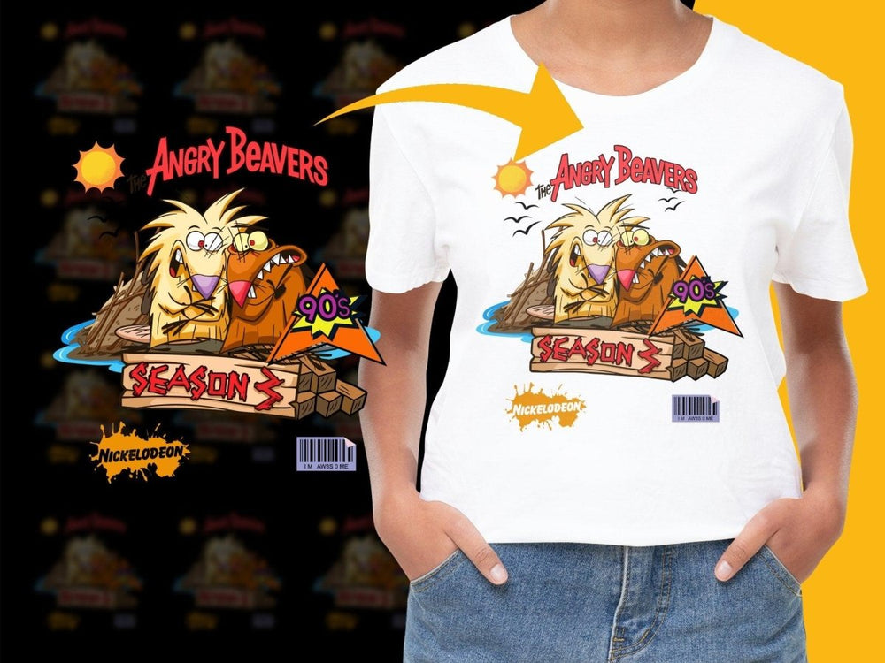 The Angry Beavers Season 3 90s Cartoon Graphic PNG File - Teepew