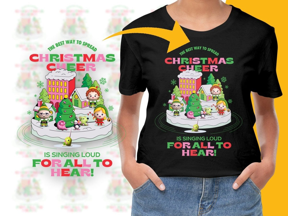 The Best Way to Spread Cheer is Singing Loud PNG File - Teepew