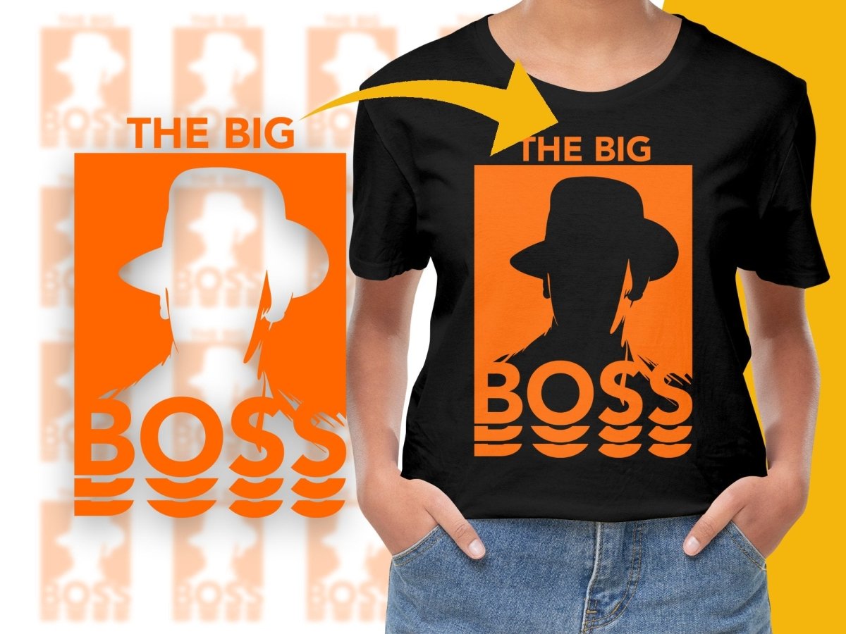 The Big Boss Stylish Graphic Design Unisex PNG File - Teepew