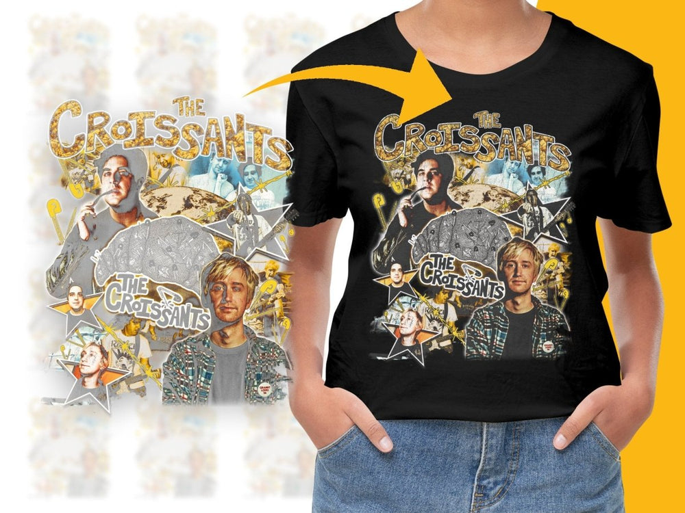 The Croissants Bootleg Vintage Graphic Tee PNG File - Teepew