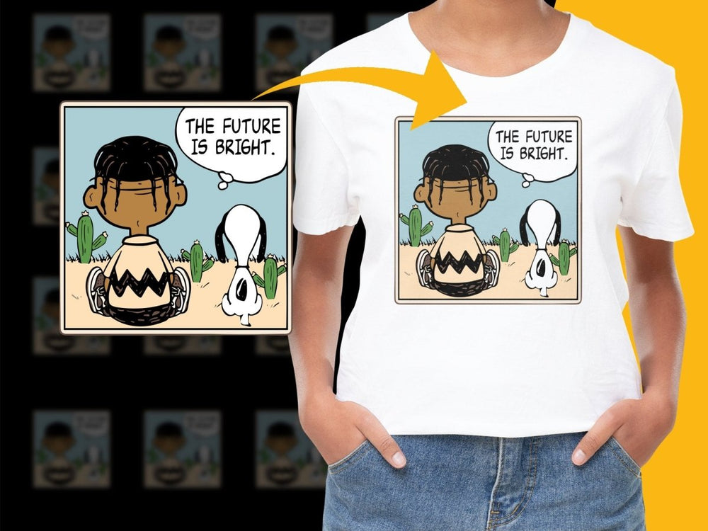 The Future Is Bright Graphic Streetwear PNG File - Teepew