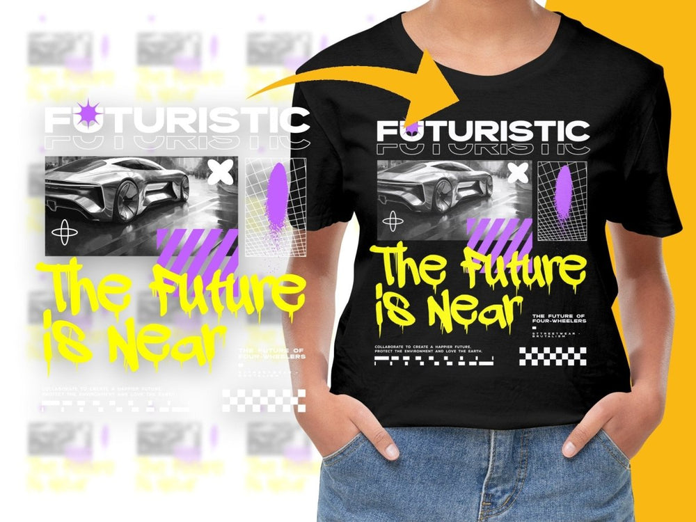 The Future is Near Car Futuristic Design PNG File - Teepew