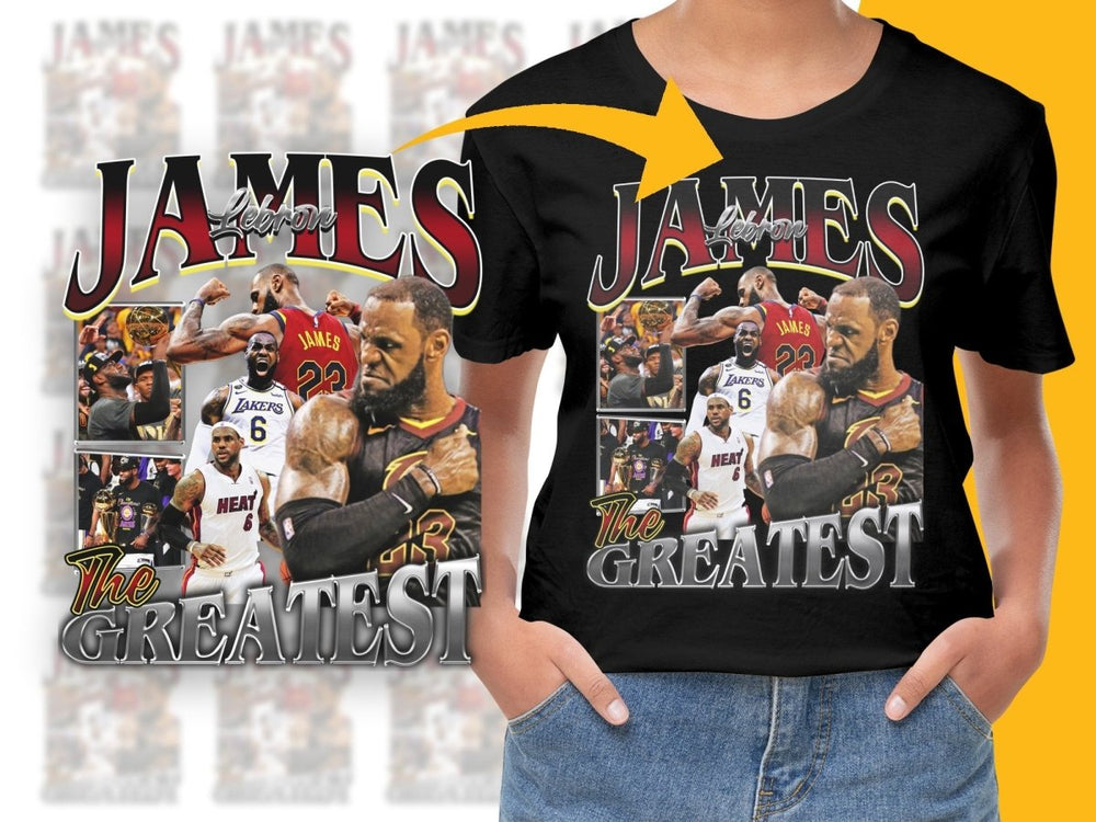 The Greatest Lebron James Basketball Legend Bootleg PNG File - Teepew