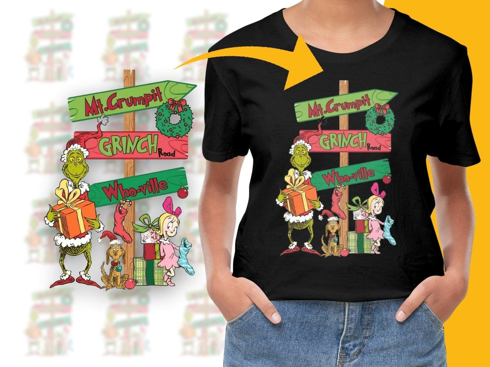 The Grinch Mt. Crumpit Who - ville Christmas PNG File - Teepew