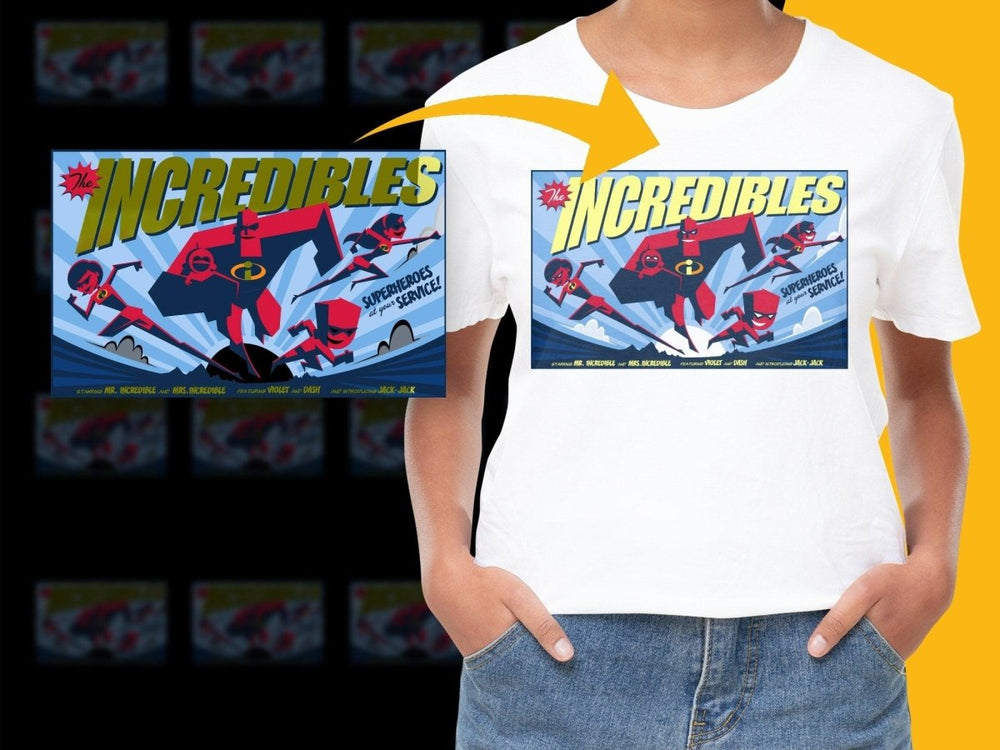 The Incredibles Superhero Family Themed PNG File - Teepew