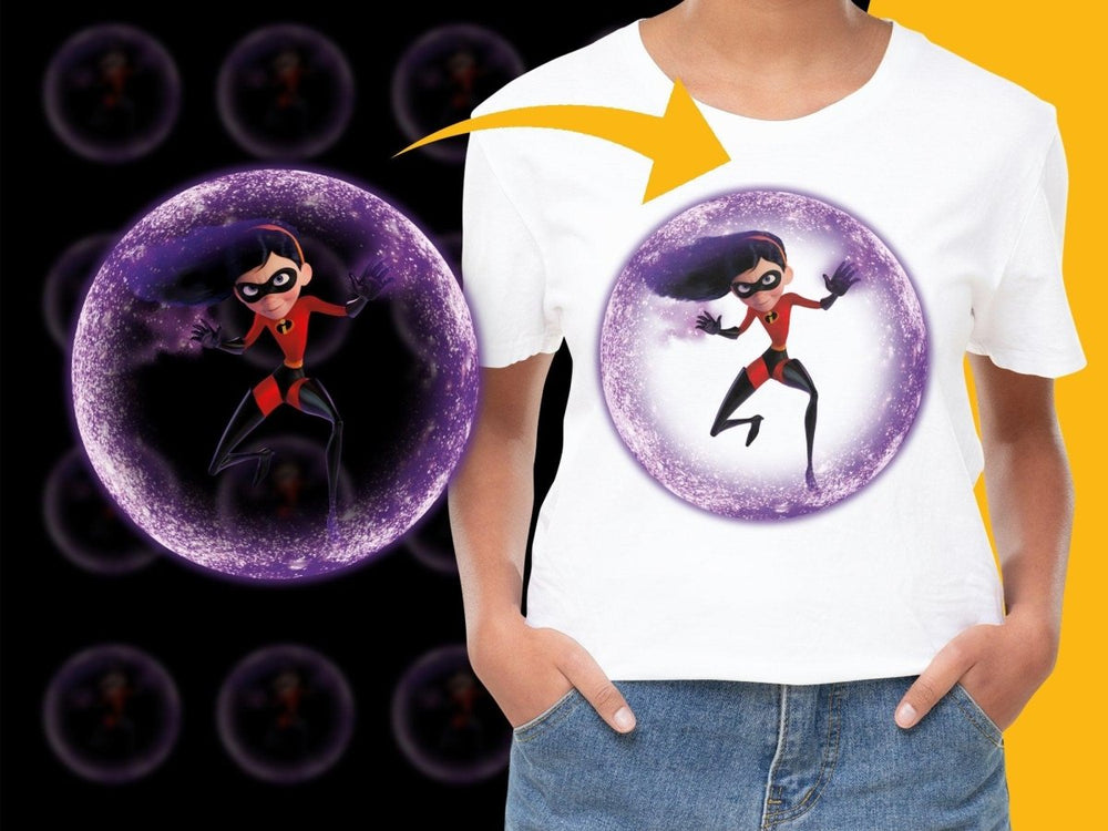 The Incredibles Violet Parr Action Pose Kids PNG File - Teepew